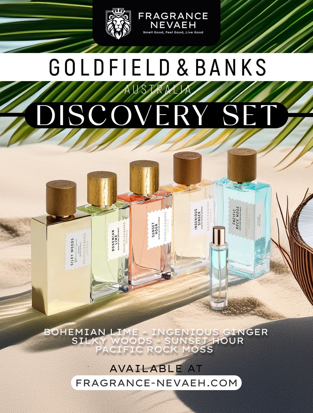 Goldfield & Banks Sample Set – 1.5ml Decants (Sample)