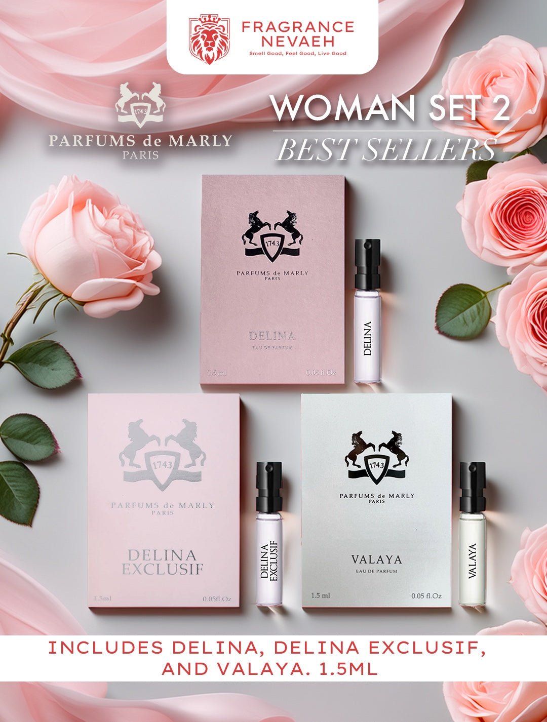 Parfums de Marly Women's Best Seller Sample Set 2